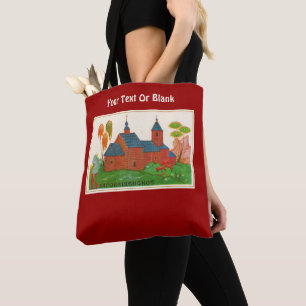 Blagoveshchenskoye Houten Russische Kerk Tote Bag