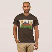 Blagoveshchenskoye Wood Russische kerk T-shirt (Voorkant volledig)