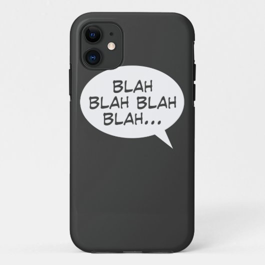 Blah bla bla bla... Case-Mate iPhone case (Achterkant)