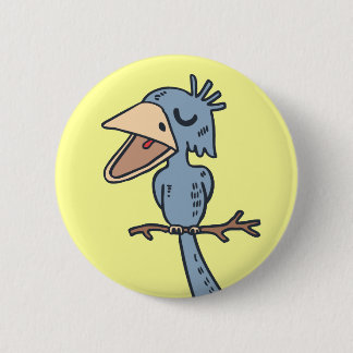 Blah Blah Bird Ronde Button 5,7 Cm