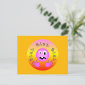 Blah Blah Blah Briefkaart (Staand voorkant)