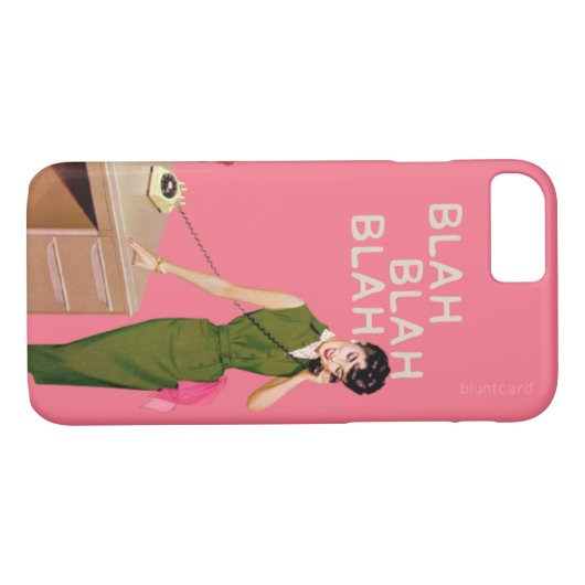 Blah Blah Blah Case-Mate iPhone Case (Achterkant (Horizontaal))