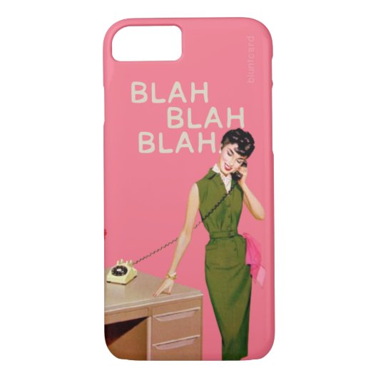 Blah Blah Blah Case-Mate iPhone Case (Achterkant)