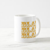 Blah Blah Blah Coffee-Mok Koffiemok (Voorkant rechts)