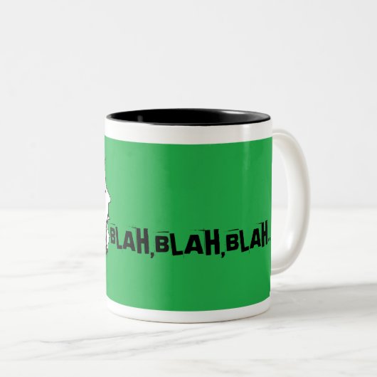 BLAH, BLAH, BLAH, CUP! TWEEKLEURIGE KOFFIEMOK (Voorkant rechts)