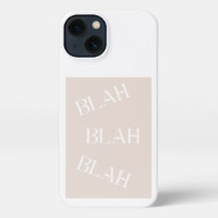 Blah Blah Blah Funny Minimalistisch Design