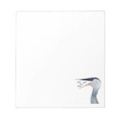 Blah Blah Blah Heron notitieblok (Voorkant)