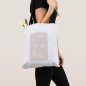 Blah Blah Blah Humor Vrouw Mode Accessoire. Tote Bag (Dichtbij)