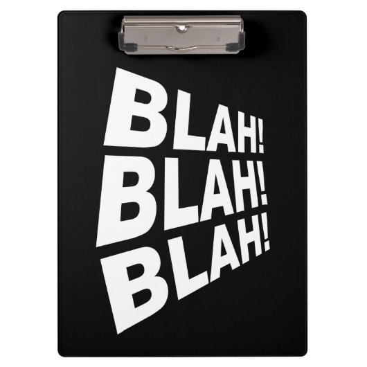 Blah Blah Blah Klembord (Voorkant)