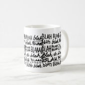 Blah Blah Blah Koffiemok (Voorkant rechts)