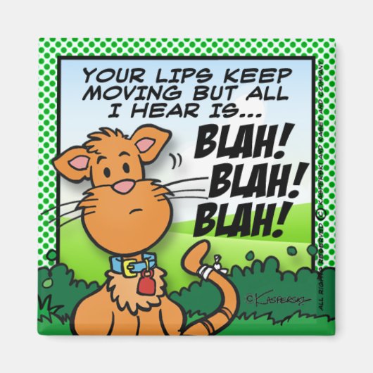 BLAH! BLAH! BLAH! MAGNEET (Voorkant)