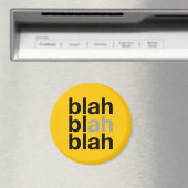 Blah Blah Blah - Minimalistische magneet (Insitu (Vaatwasser))