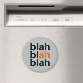 Blah Blah Blah - Minimalistische magneet (Insitu (Vaatwasser))