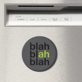 Blah Blah Blah - Minimalistische magneet (Insitu (Vaatwasser))