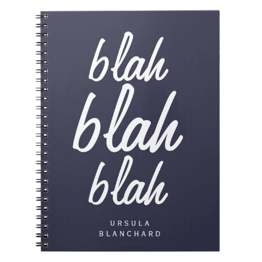 Blah Blah Blah Notitieboek (Voorkant)
