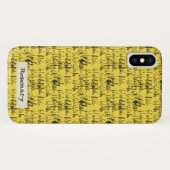 Blah blah blah - ontwerp zonder betekenis Case-Mate iPhone case (Achterkant (horizontaal))
