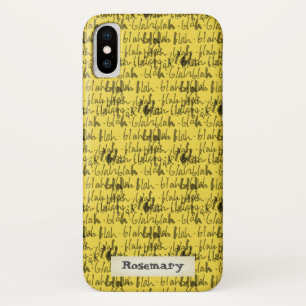 Blah blah blah - ontwerp zonder betekenis Case-Mate iPhone case