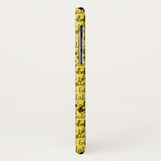 Blah blah blah - ontwerp zonder betekenis Case-Mate iPhone case (Achterkant/links)