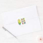 Blah Blah Blah Ronde Sticker (Envelop)