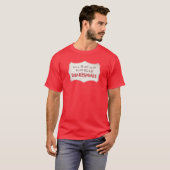 Blah Blah Blah Shakespeare - Iets geroten T-shirt (Voorkant volledig)