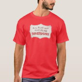 Blah Blah Blah Shakespeare - Iets geroten T-shirt (Voorkant)