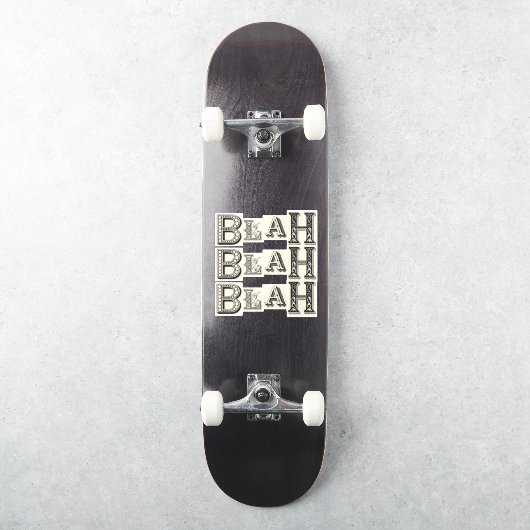 Blah Blah Blah Sticker (Skateboard)
