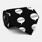 Blah Blah Blah Stropdas (Opgerold)