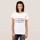 Blah Blah Blah T-shirt (Voorkant volledig)