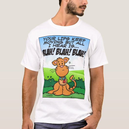 BLAH! BLAH! BLAH! T-SHIRT (Voorkant)