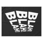 Blah Blah Blah Tafelkleed (Voorkant (Horizontaal))