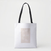 Blah Blah Blah Tote Bag – Funny Minimalist Quote (Voorkant)