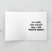 BLAH BLAH BLAH YOU ARE TURNING ***40*** KAART (Binnen)