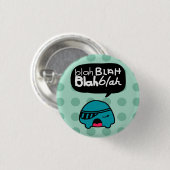 Blah Blah Button op BashCany (Voorkant /achterkant)