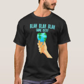 Blah Blah Game Over Melding Earth Ice Cream Global T-shirt (Voorkant)
