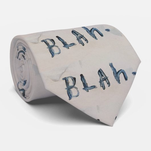 Blah Blah stropdas (Opgerold)