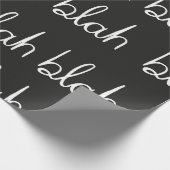 Blah blauw naadloos patroon. cadeaupapier (Hoek)