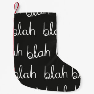 Blah blauw naadloos patroon. kleine kerstsok