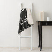 Blah blauw naadloos patroon. sherpa deken (In situ)