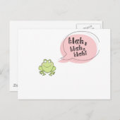 Blah Frog Briefkaart (Voorkant / Achterkant)