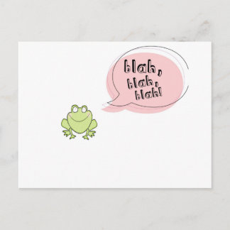 Blah Frog Briefkaart