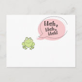Blah Frog Briefkaart (Voorkant)