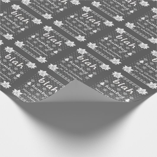 BLAH . . . humbug . . . Cadeaupapier (Hoek)