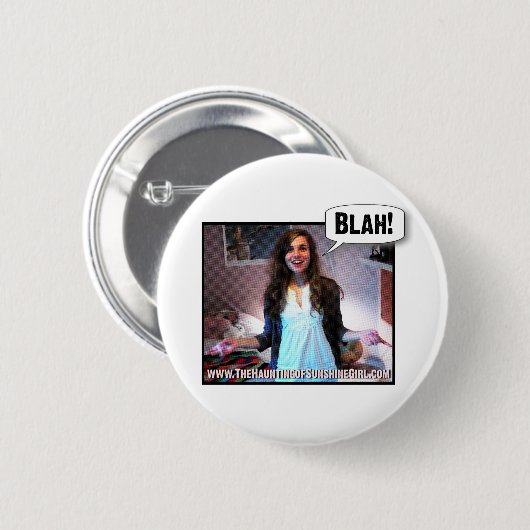 Blah! Knoop Ronde Button 5,7 Cm (Voorkant /achterkant)