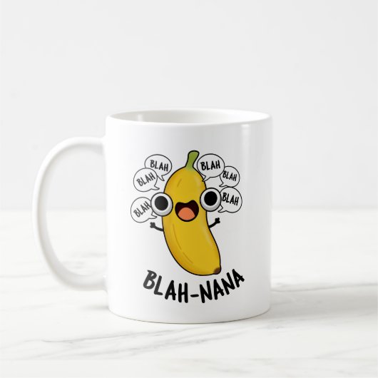 Blah-nana Grappige Banaan Pun Koffiemok (Links)