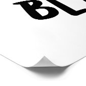 Blah-nana Grappige Banaan Pun Poster (Hoek)