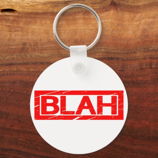 Blah Stamp Sleutelhanger (Achterkant)