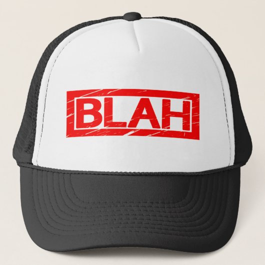 Blah Stamp Trucker Pet (Voorkant)