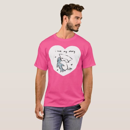 Blahaj T-shirt (Voorkant volledig)