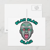 BLAHBLAHBLAH BRIEFKAART (Voorkant / Achterkant)