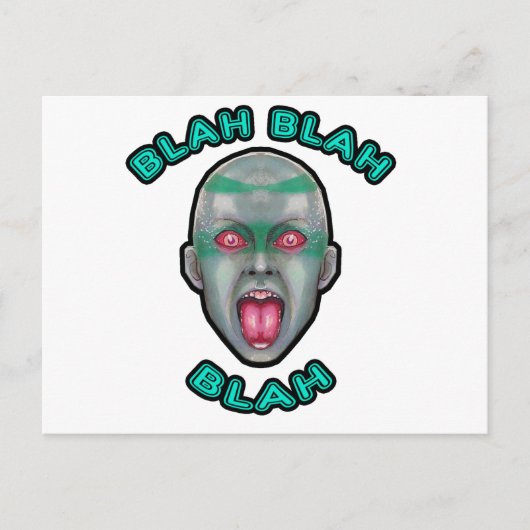 BLAHBLAHBLAH BRIEFKAART (Voorkant)